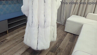 Fucking Fur Queen in a massive luxury fur coat! ANAL fur coat sex (Short Version)