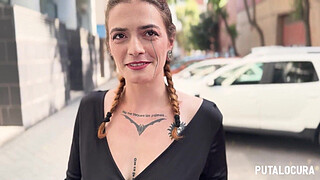 PutaLocura - Caught and very dirty creampie for the tattooed Spanish chick Malafalda