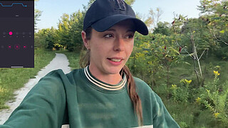 Risky Trail Walk With My Lush! | Public Orgasm | Remote Vibrator