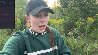 Risky Trail Walk With My Lush! | Public Orgasm | Remote Vibrator