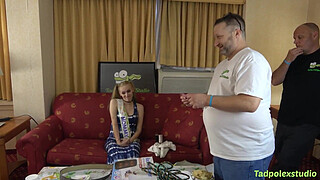 Luna Lips' Gangbang, Pregnant Pussy Fucked By Many Horny Hung Cocks!