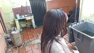 Keilimar happy to fuck with her stepfather!!