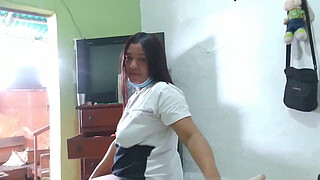 Keilimar happy to fuck with her stepfather!!