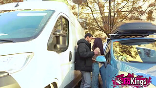 Sofia Sweet Secrett gets a HARD FUCK and some PUBLIC BLOWJOBS in Madrid