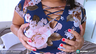 Busty Emori Plays With Her Pussy - Emori Pleezer