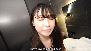 Japanese Housewife  Tomoko Shows Her Blowjob Skill