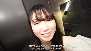 Japanese Housewife  Tomoko Shows Her Blowjob Skill