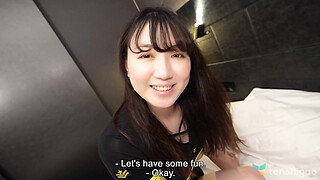 Japanese Housewife  Tomoko Shows Her Blowjob Skill