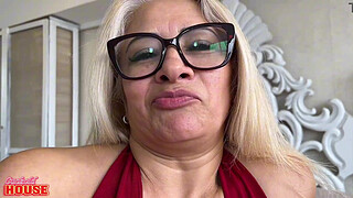 Married woman cheating on her cuckold husband with two men