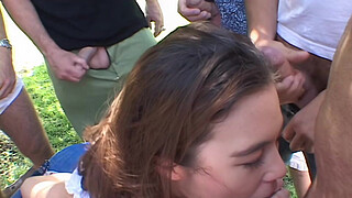 Ashley Blue, Gangbang With 7 Guys (1080p/60 FPS AI Enhanced And Restored)