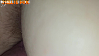 Hairy MILF gets fucked by her husband. BIG CREAMPIE! Real Amateur porn. - Millie Fox