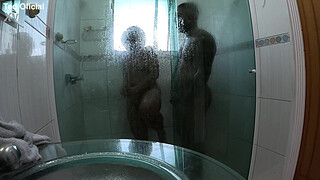 After intense anal sex the young chick wants more in the bathroom - Nands Ninfetinha