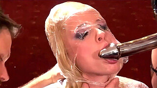 Hannah Harper And Taryn Thomas Gets Their Asses Rammed With Strap Ons