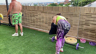 My neighbor John Smith seems to my big booty and fuck in his apartment