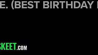 Birthday Surprise: Pervy Stepson Gifts StepMom Vibrating Panties and Takes Control