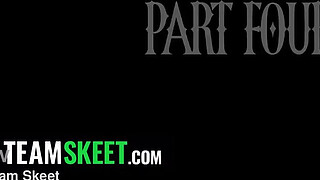 Addams StepFamily Orgy: Wednesday Takes Matters into Her Own Hands