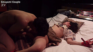 Climax with cunnilingus! She goes crazy while making an ahegao face as she her clitoris.