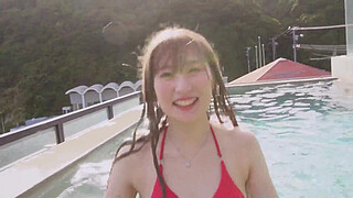 Part 1 [Cute smiling babe squeezes cum out of her big arse cowgirl position! Lovey-dovey sex with innocent Nika-chan!