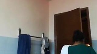 NRI Tamil Cutie Stripping Nude To Bath And Recording It Showing Her Long Big Boobs