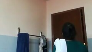 NRI Tamil Cutie Stripping Nude To Bath And Recording It Showing Her Long Big Boobs