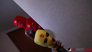 Leya Gets A Piggy Welcome With Giant Toys By Sabien, Bay And Aspen