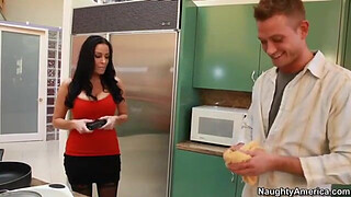 Shaved Vanilla De Ville Fucking In The Couch With Her Tits - Juliana Grandi