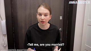 I never thought that a chick from a sex shop would knock on my door!