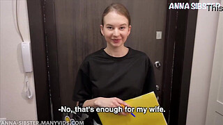 I never thought that a chick from a sex shop would knock on my door!