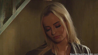 Big Arse Blonde Lesbian Submissive Bent Over And Fingered Hard