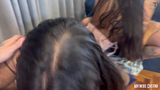 NAUGHTY BRUNETTE CAME TO MY DOOR ASKING FOR SUGAR BUT WANTED MILK I FUCKED HER ON ALL FOURS UNTIL SHE CUMMED - TEASER - COLLAB BARTIRA