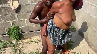 Africans Love To Fuck Outdoor