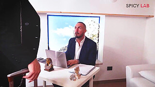 Italian Porn Scout with hot milf Julia North