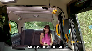 Pretty Chick Gets Stood Up But The Cab Driver Gives Her A Shoulder To <censored> On (And A Penis To Ride On)