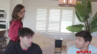 Mylfex - The Teacher's Two Holes Being Unclogged by the Lucky Students