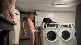 Public nudity while I stroke! Almost Caught!