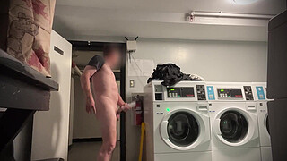 Public nudity while I stroke! Almost Caught!