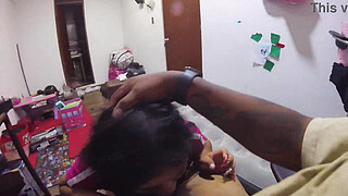 I found my stepsister in her room, she asks me for help and I end up shooting cum in her asshole.