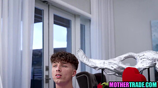 Valentine's day stepmom and stepson 4some fuck | Taboo old & young