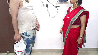 Indian XXX Housewife Fucked By Painter When Nobody Is At Home