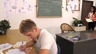 Lacie James Fucking In The Desk With Her Tattoos