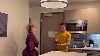 Stepson Alex Envy Comes Find His Stepmom Danni Jones To Get Her To Come Home Any Way He Can