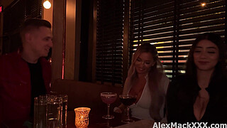 Violet Myers & Hayley Davies picked up a lucky guy to share