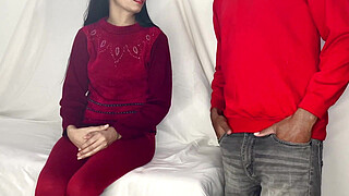 Indian babe impresses her boss for the job, beautiful skinny babe's tight pussy fucked by a big dick