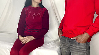 Indian babe impresses her boss for the job, beautiful skinny babe's tight pussy fucked by a big dick