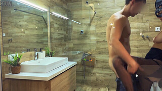 Unfaithful MyRedFoxGirl cheats on her boyfriend again in the restroom