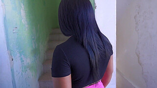 neighbor with big boobs needs help