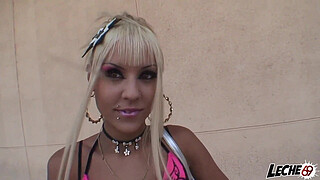 Fucked on the road when arriving in Ibiza