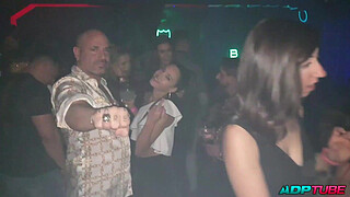 Apolonia La Piedra fucked a fan at a disco in Madrid