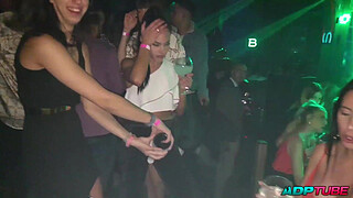 Apolonia La Piedra fucked a fan at a disco in Madrid