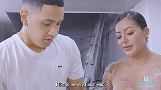 The Baker left my butt full of cum - Mariana Martix